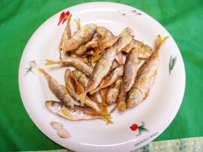 小アジ料理